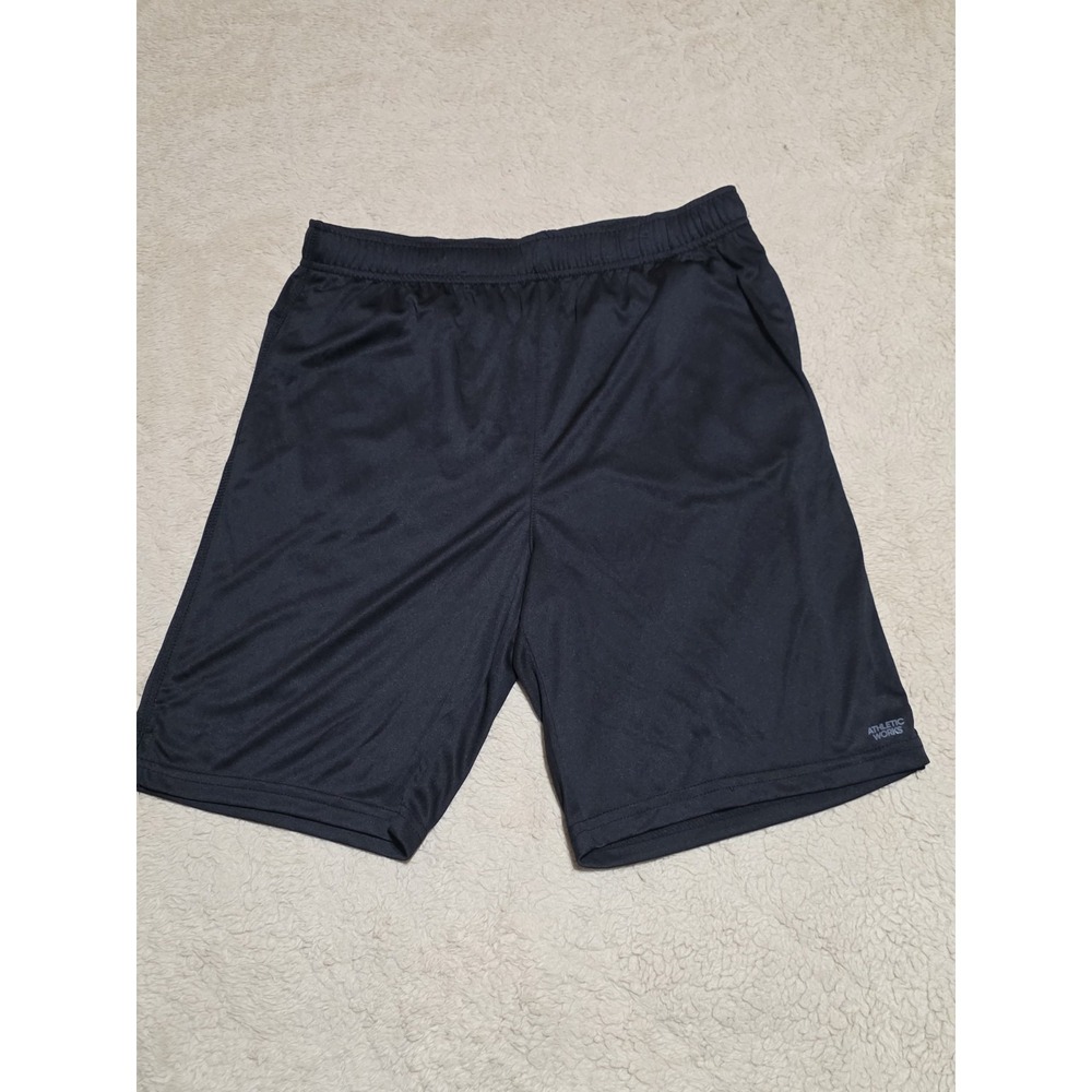 Athletic Works Boys Black Performance Athletic Shorts Size XL (14-16) 2 shorts - Picture 2 of 6